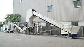 CRUSHER WITH WASHING LINE( FRICTION WASHER)